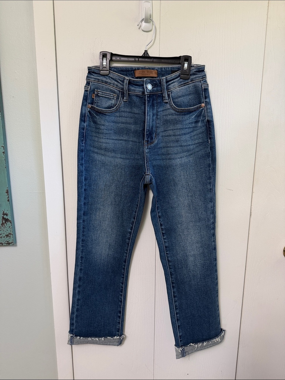 Judy Blue Dark Wash Cropped Ankle Jeans